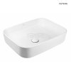 OLTENS Hadsel umywalka 50x40 cm nablatowa z powłoką SmartClean biała 40808000